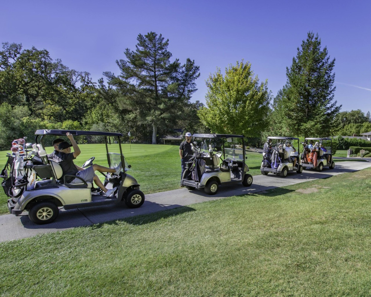 golf-carts-lined-up